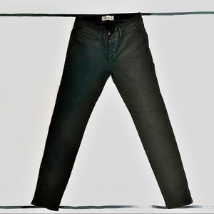 Limited Edition Made In Italy FB Tailoring Sport XS Blue Cotton Pants